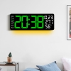 Đồng hồ LED màn hình lớn 17.3inch (42x15.5cm) Nhiệt độ, Độ ẩm- L13