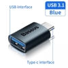 Đầu chuyển OTG Type C to USB 3.1 tốc độ cao Baseus Ingenuity Series Mini OTG Gen2