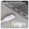 Cáp USB4 HyperDrive 1.2m Braided Performance USB-C TO USB-C CHARGING CABLE – HD6500