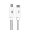 Cáp USB4 HyperDrive 1.2m Braided Performance USB-C TO USB-C CHARGING CABLE – HD6500