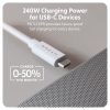 Cáp USB4 HyperDrive 1.2m Braided Performance USB-C TO USB-C CHARGING CABLE – HD6500