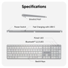 Bàn Phím Không Dây HYPER HyperSpace Bluetooth Wireless Keyboard – HS2310US