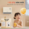 Máy sưởi nhà tắm Midea Graphene 2000W làm nóng cực nhanh- Hàng chính hãng,