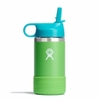 Bình nước giữ nhiệt dành cho trẻ HYDRO FLASK KIDS WIDE MOUTH STRAW CAP AND BOOT ANEMONE 12 OZ – W12CSWBB