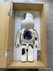 BEARBRICK Art Overturn Crystal 1000% White Amethyst