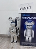 BEARBRICK SORAYAMA Sexy Robot 1000% Silver