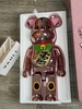 BEARBRICK Maneki Neko Peach Gold Plated 1000%