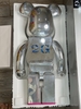 BEARBRICK SORAYAMA x 2G 1000% Silver
