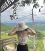 Jacquemus Le Bob Artichaut Bucket Hat Off White