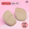 Cặp lót mũi giày cao gót XIMO, giúp giày búp bê cực êm chân, hút mồ hôi Heel Liner 4D (LGCGC11)