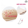 Lót giày chống rớt gót cánh bướm 4D có mặt gai silicon bám chân, mặt sau có keo dán - lót giày giá sỉ - XIMO C10-C9