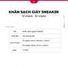 Khăn lau giày sạch nhanh Quick Wipe SNEAK3R công nghệ Oxi Aciton