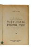 VIỆT NAM PHONG TỤC - ẤN BẢN PHONG TRÀO VĂN HOÁ