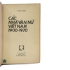 CÁC NHÀ VĂN NỮ VIỆT NAM - ẤN BẢN ĐẶC BIỆT