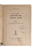 ĐẠI CƯƠNG VĂN HỌC SỬ TRUNG QUỐC