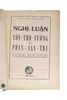 NGHỊ LUẬN TÔN THỌ TƯỜNG PHAN VĂN TRỊ