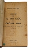LUẬN ĐỀ VỀ TỰ TÌNH KHÚC CỦA CAO BÁ NHẠ