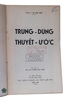 TRUNG DUNG THUYẾT ƯỚC