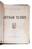 VIỆT NAM TỪ ĐIỂN - ẤN BẢN LẦN ĐẦU