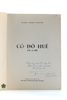 CỐ ĐÔ HUẾ - CA VÀ HÒ - ẤN BẢN CÓ BÚT TÍCH CỦA SOẠN GIẢ