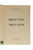 HÁN VĂN TRÍCH DIỄM