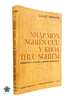 NHẬP MÔN NGHIÊN CỨU Y KHOA THỰC NGHIỆM