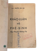 KHẢO LUẬN VÀ PHÊ BÌNH HỌC THUYẾT KHỔNG TỬ