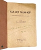 HÁN VIỆT THÀNH NGỮ - ẤN PHẨM LẦN THỨ NHẤT