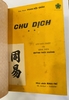 CHU DỊCH - ẤN BẢN ĐÓNG BÌA XƯA