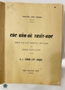 CÁC VẤN ĐỀ TRIẾT HỌC