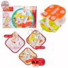 Ghế Ngồi, Ăn Dặm Và Tắm 3in1 Baby Sit Snack & Go Cho Bé (Hàng Cao Cấp, Xuất Châu Âu)
