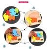 Đồ Chơi Bảng Xếp Hình Bằng Gỗ, Loại 3D, Dành Cho Trẻ Nhỏ 1+ (Hàng Chất Lượng Cao)