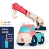 Xe Công Trình Tháo Lắp Kèm Bộ Sửa Chữa Cho Bé (Hàng Cao Cấp, Nhựa An Toàn Cho Trẻ Em)