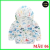 Áo Chống Nắng Liền Mũ Ngăn Tia UV Cho Bé Yêu, Hàng Nội Địa Cao Cấp