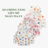 Áo Chống Nắng Liền Mũ Ngăn Tia UV Cho Bé Yêu, Hàng Nội Địa Cao Cấp