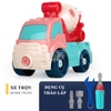 Xe Công Trình Tháo Lắp Kèm Bộ Sửa Chữa Cho Bé (Hàng Cao Cấp, Nhựa An Toàn Cho Trẻ Em)
