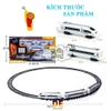 Tàu Cao Tốc Đường Ray 3 Toa, Mô Phỏng Theo Tầu Cao Tốc Hàng Đầu Của Nhật Bản, Âm Thanh Mô Phỏng, Đèn Flash, Hàng Xuất EU