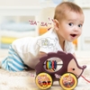 Xe Tập Đi Dây Kéo Xúc Xắc Hình Thú Siêu Nghộ Nghĩnh Cho Bé (Tiêu Chuẩn Châu Âu, Cao Cấp)