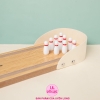 Đồ Chơi Bowling Mini Bằng Gỗ Để Bàn, Dễ Mang Đi, Giúp Bé Phát Triển Phản Xạ Tay Mắt, Tăng Tương Tác Với Bố Mẹ