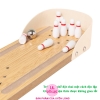 Đồ Chơi Bowling Mini Bằng Gỗ Để Bàn, Dễ Mang Đi, Giúp Bé Phát Triển Phản Xạ Tay Mắt, Tăng Tương Tác Với Bố Mẹ