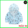 Áo Chống Nắng Liền Mũ Ngăn Tia UV Cho Bé Yêu, Hàng Nội Địa Cao Cấp