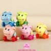 Đồ Chơi Heo Peppa Dây Cót Mini Uyên Long Cho Bé Phát Triển Nhận Biết Con Vật, Màu Sắc, Gia Công Tinh Tế.