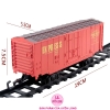 Bộ Tàu Hỏa CLASSIC TRAIN 5 Toa Cỡ Lớn PYM9, Chạy PIN, Mô Phỏng Khói Đèn, Đường Ray 126x84cm