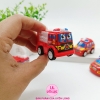 Xe Cứu Hỏa Chạy Cót Mini Đẹp, Dễ Thương Giúp Bé Phát Triển Thị Giác, Tay Mắt, Trí Tuệ, Tương Tác Với Bố Mẹ