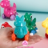 Đồ Chơi Khủng Long Vặn Cót Mini Cho Bé Rèn Luyện Khả Năng Nhận Biết Con Vật, Màu Sắc, Gia Công Tinh Tế.