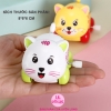 Đồ Chơi Mèo Lên Dây Cót Mini Uyên Long Cho Bé Phát Triển Nhận Biết Con Vật, Màu Sắc, Gia Công Tinh Tế.