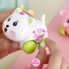 Đồ Chơi Mèo Lên Dây Cót Mini Uyên Long Cho Bé Phát Triển Nhận Biết Con Vật, Màu Sắc, Gia Công Tinh Tế.