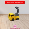 Xe Công Trình Chạy Cót Mini Cho Bé, Mô Hình Xe Giống Thật, Màu Sắc Đẹp, Nhựa An Toàn, Không Ba Via Góc Cạnh