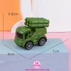 Xe Tên Lửa Mini Chạy Cót Đẩy Lùi, Họa Tiết Đẹp Mắt, Giúp Bé Làm Quen Với Các Loại Xe Quân Sự, Giáo Dục Lòng Yêu Nước