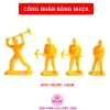 Xe Công Trình Chạy Cót Mini Cho Bé, Mô Hình Xe Giống Thật, Màu Sắc Đẹp, Nhựa An Toàn, Không Ba Via Góc Cạnh